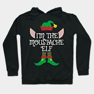 I'm The Moustache Christmas Elf Hoodie